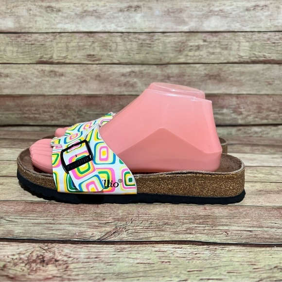 Papillio Retro Slide Sandals - Picture 1 of 8